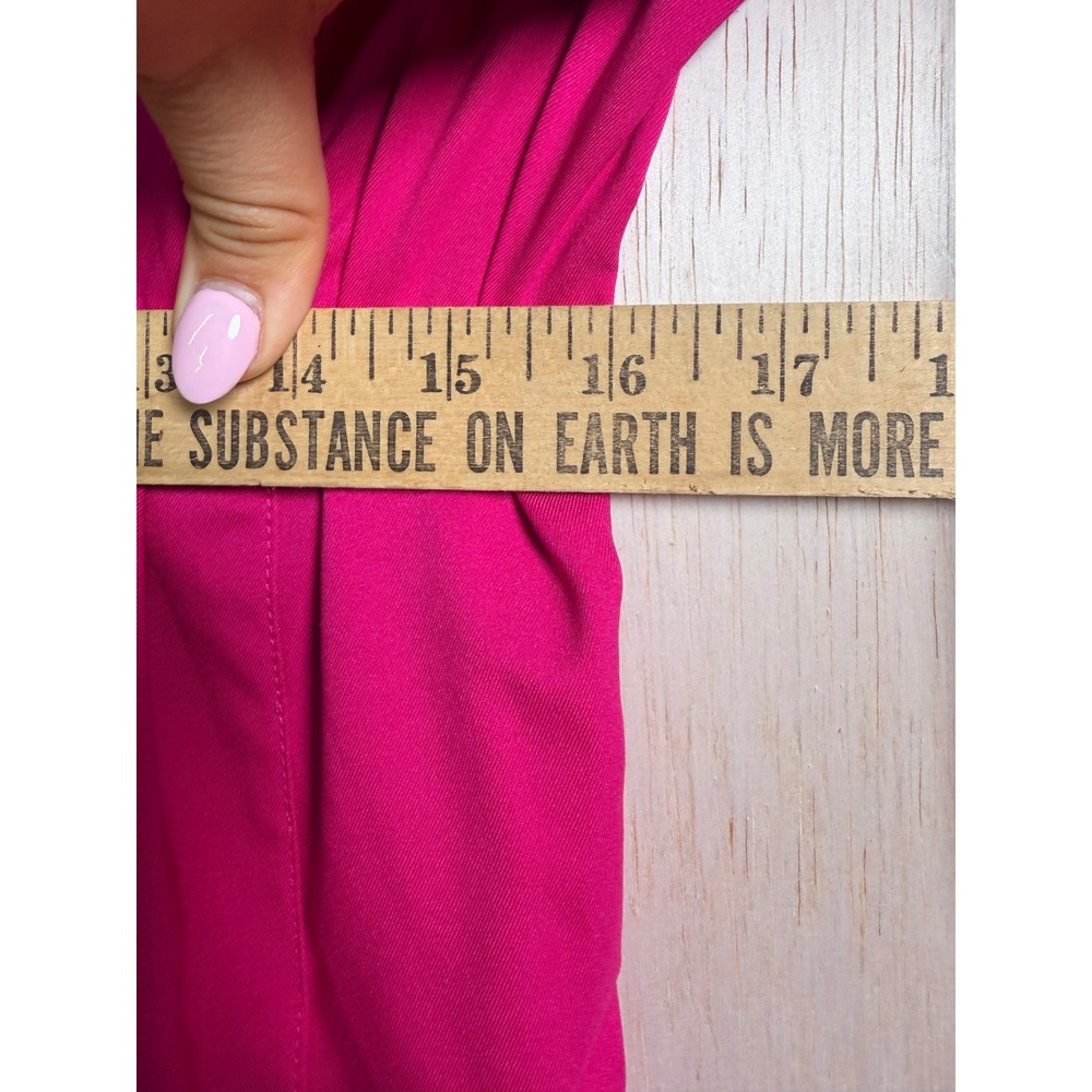Made For Life Jacket Women Size M Pink Black Excellent Zip Up Sporty Stripe - Picture 5 of 8